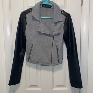 Love Culture Gray and Black Jacket